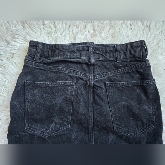 Asos Collusion Black Denim Skirt - Picture 7 of 8